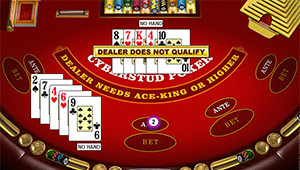 Poker casino game