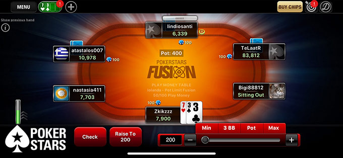 Đánh bài poker miễn phí tại PokerStars